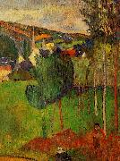 Paul Gauguin View of Pont Aven from Lezaven Germany oil painting artist